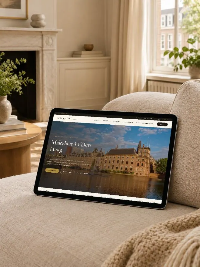 Website van Oost West Makelaars