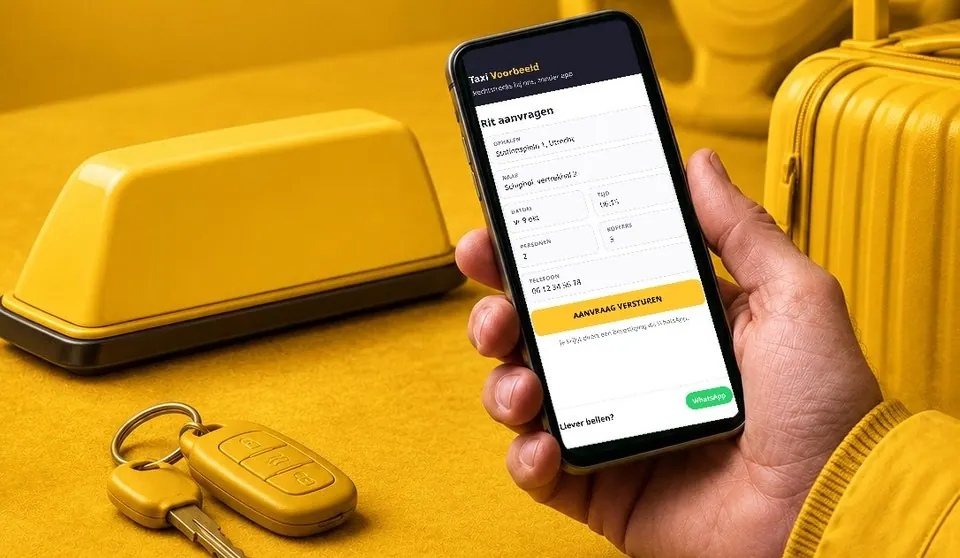 Website voor taxibedrijven